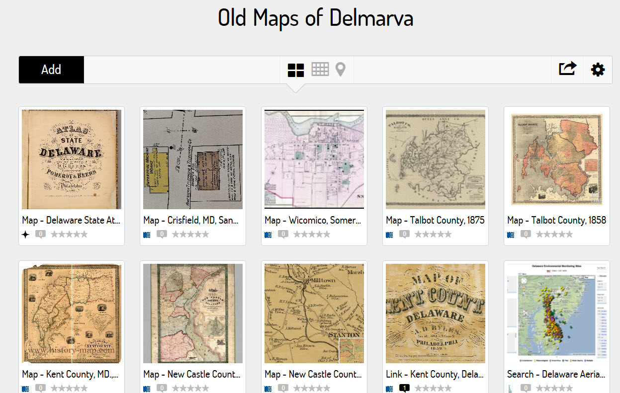Historic Maps From All over the Delmarva Peninsula